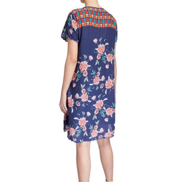 Johnny Was Zado Dress With Slip - Picture 2 of 8